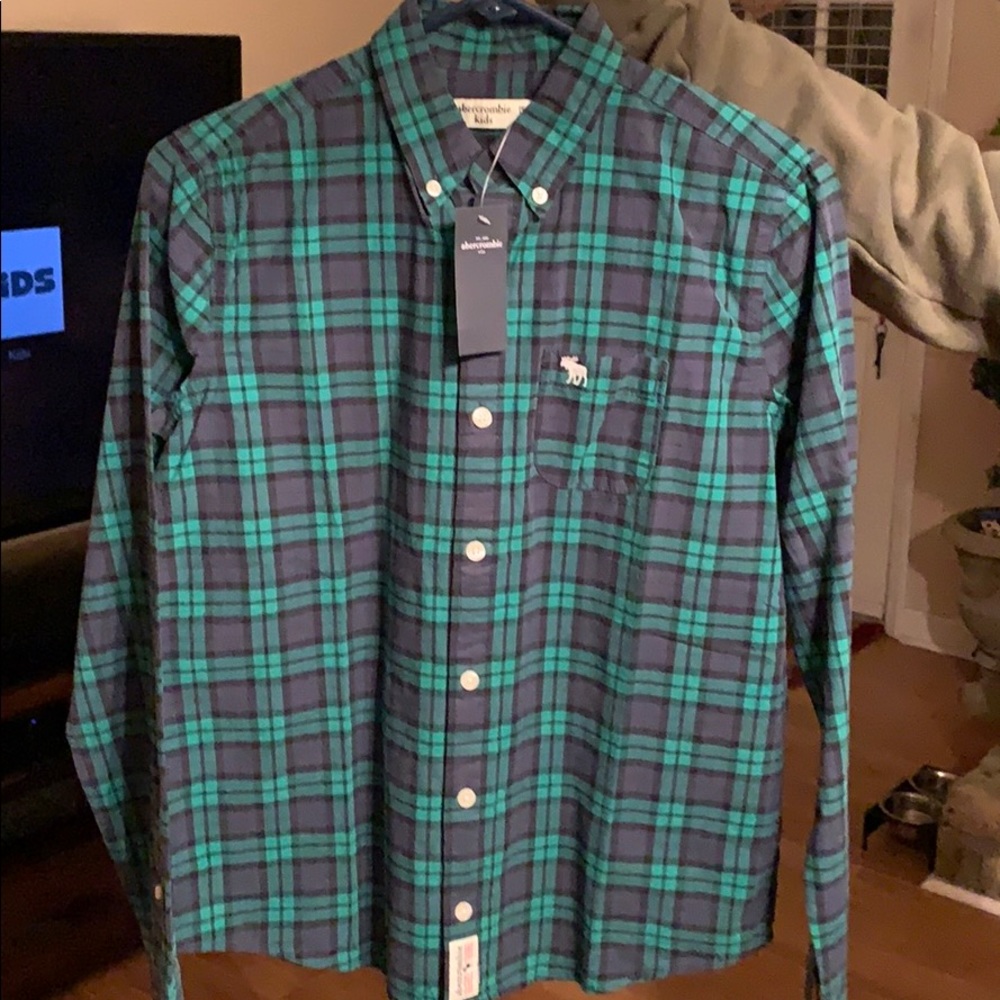 Abercrombie Kids Long Sleeve Button Down NEW/TAGS